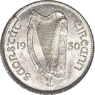 Irish Free State 1930 Shilling Value