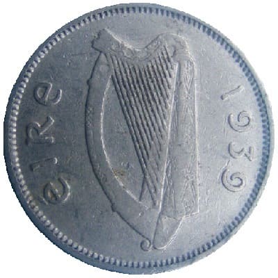 Eire 1939 Shilling Value