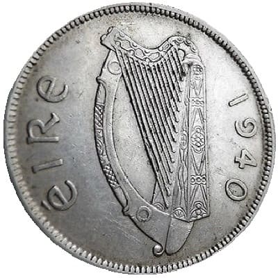 Eire 1940 Shilling Value