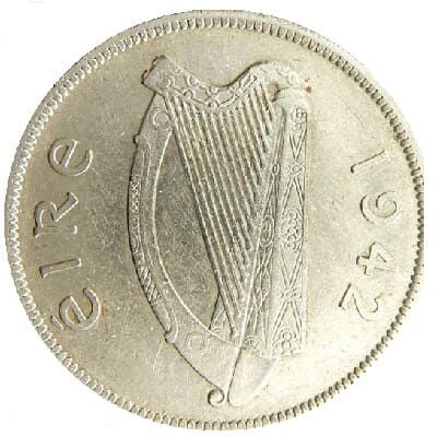 Eire 1942 Shilling Value