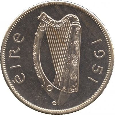 Eire 1951 Shilling Value