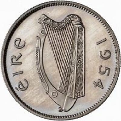 Eire 1954 Shilling Value