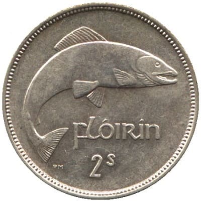 Eire 1963 Florin Value