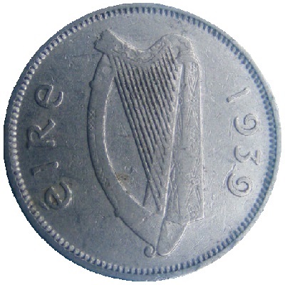 Eire 1939 Sixpence Value