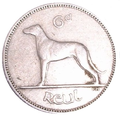 Eire 1939 Sixpence Value