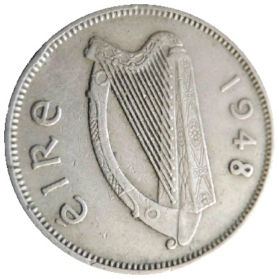 Eire 1948 Sixpence Value