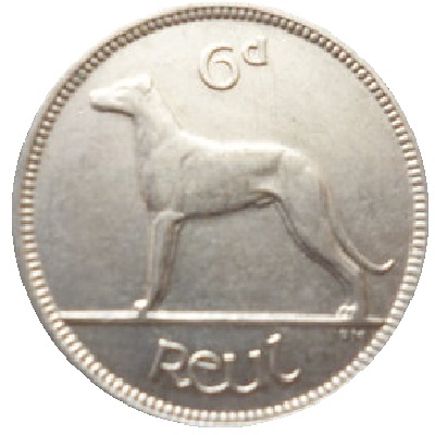 Eire 1948 Sixpence Value