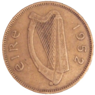 Eire 1952 Sixpence Value