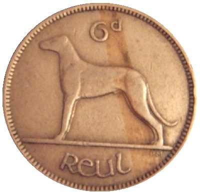 Eire 1952 Sixpence Value