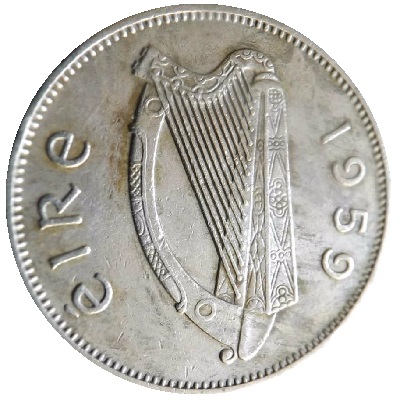 Eire 1959 Sixpence Value