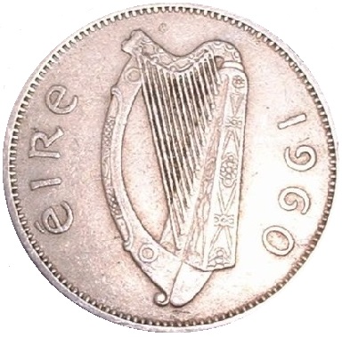 Eire 1960 Sixpence Value