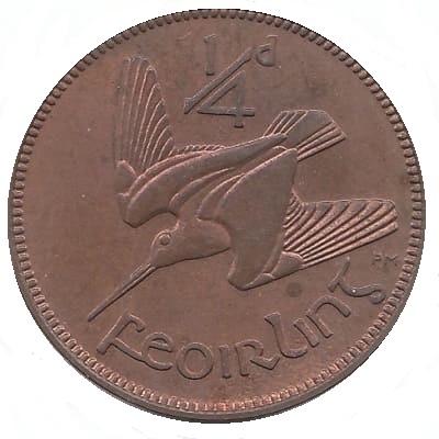 Irish Free State 1931 Farthing Value