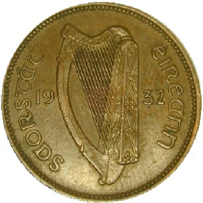 Irish Free State 1932 Farthing Value