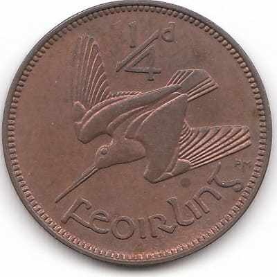 Irish Free State 1935 Farthing Value