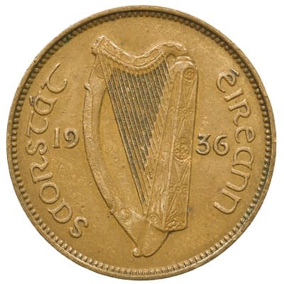 Irish Free State 1936 Farthing Value