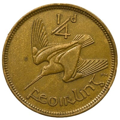 Irish Republic 1943 Farthing Value