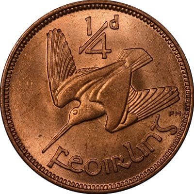 Irish Republic 1966 Farthing Value