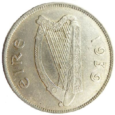 Eire 1939 Half Crown