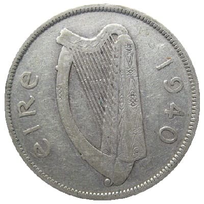 Eire 1940 Half Crown