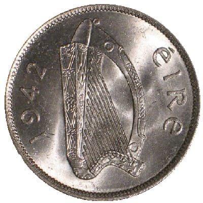 Eire 1942 Half Crown