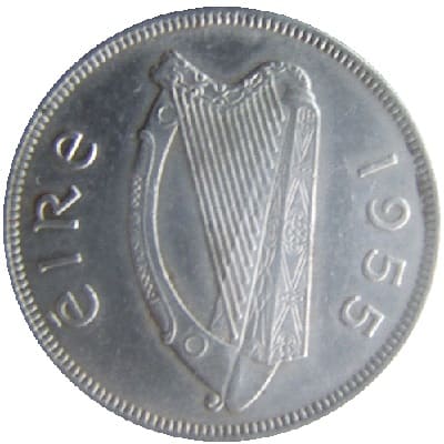 Eire 1955 Half Crown