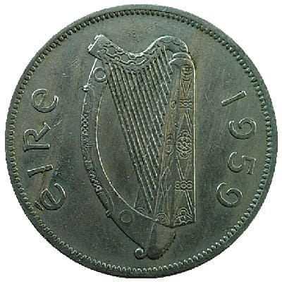 Eire 1959 Half Crown