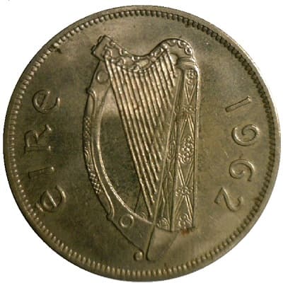 Eire 1962 Half Crown