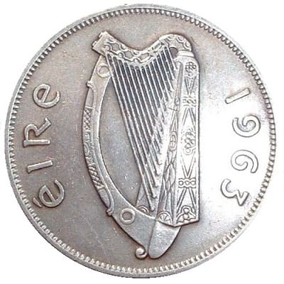 Eire 1963 Half Crown