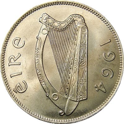 Eire 1964 Half Crown