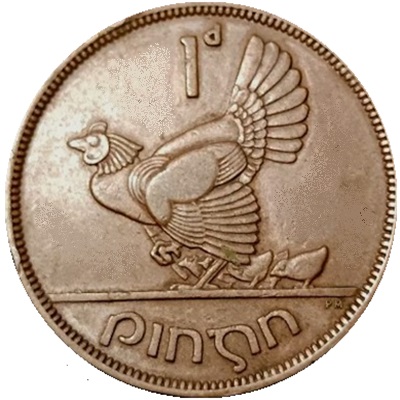 Irish Republic 1948 Penny Value