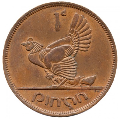 Irish Republic 1949 Penny Value