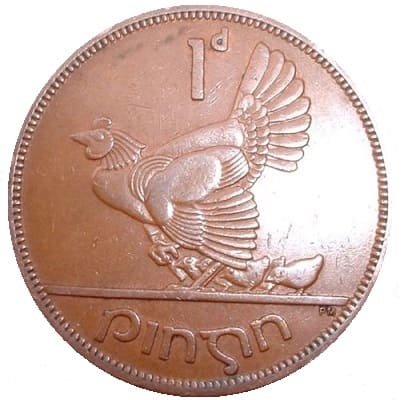 Irish Republic 1950 Penny Value