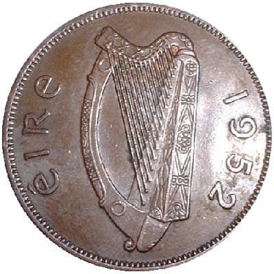 Irish Republic 1952 Penny Value