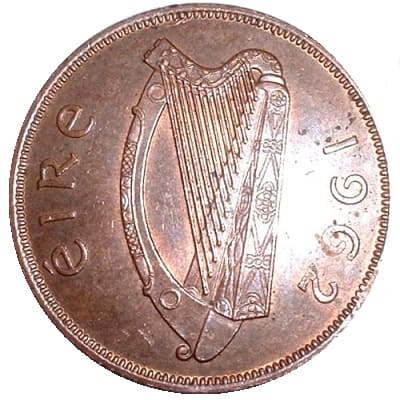 Irish Republic 1962 Penny Value