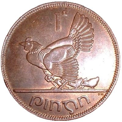 Irish Republic 1962 Penny Value