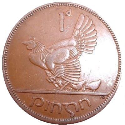 Irish Republic 1964 Penny Value