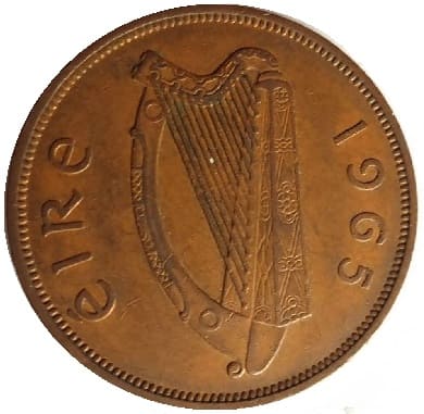 Irish Republic 1965 Penny Value