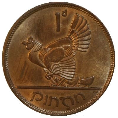 Irish Republic 1966 Penny Value