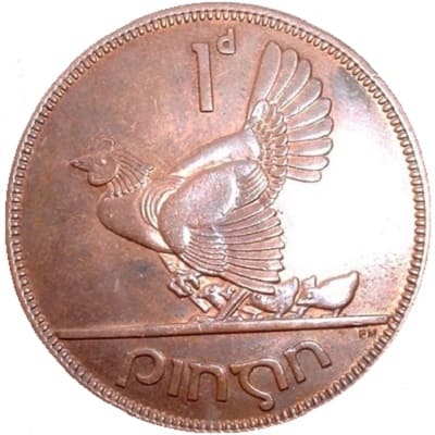 Irish Republic 1967 Penny Value