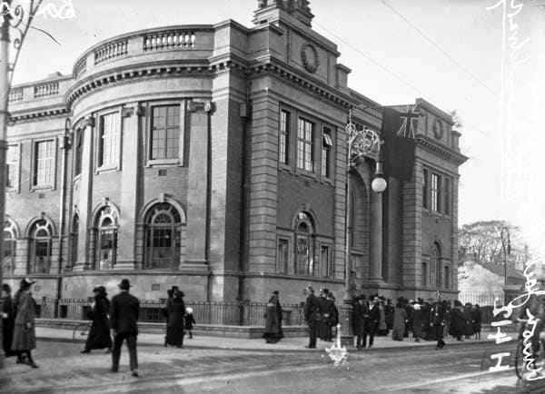 Carnegie Library Rathmines 1913 – Vintage Dublin Library, Dublin, Ireland