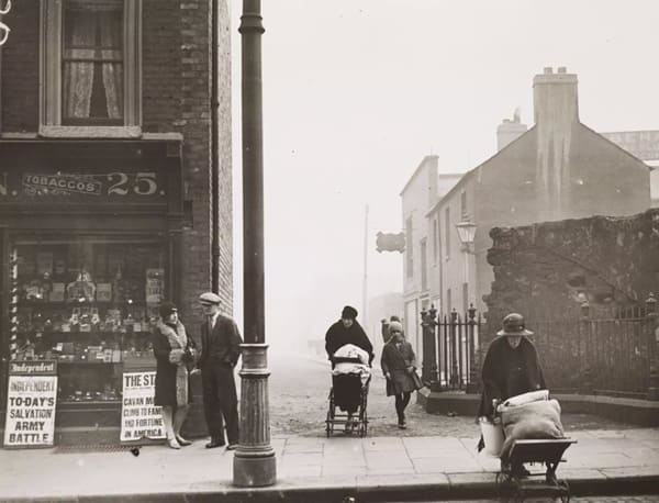 Cornmarket 1935 – Vintage Irish Town Street Scene, Dublin, Ireland