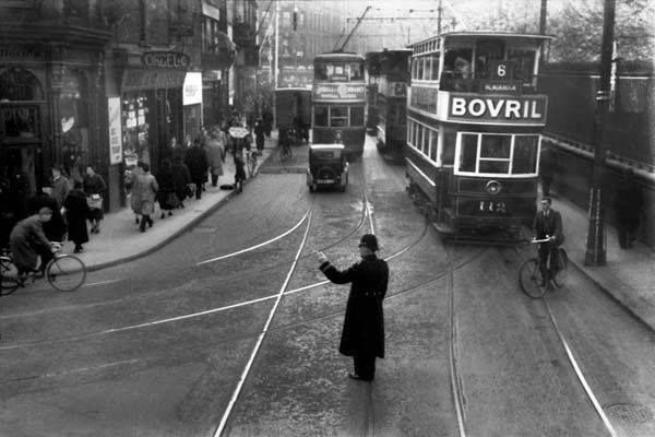 Historic Nassau Street in Dublin – 1937 Street Photography, Dublin, Ireland