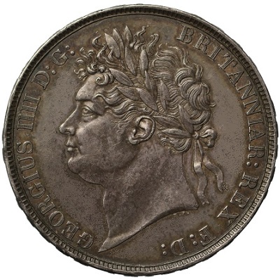 UK 1822 Crown Value