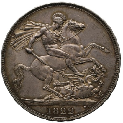UK Crown 1822 Value