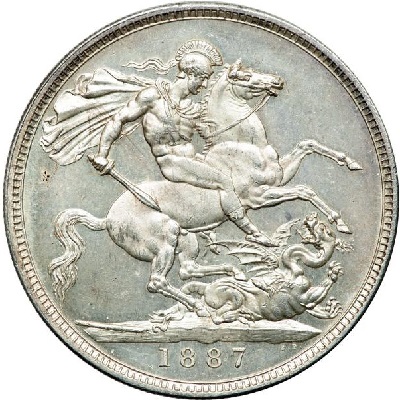 UK Crown 1887 Value