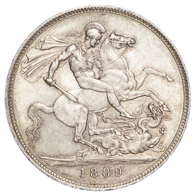 UK Crown 1889 Value