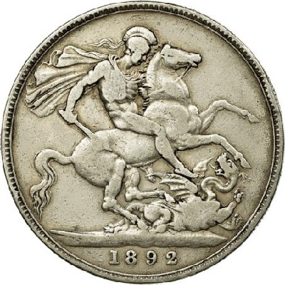 UK Crown 1892 Value