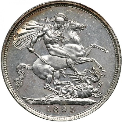UK Crown 1893 Value