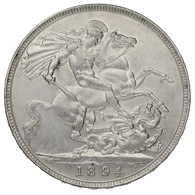 UK Crown 1894 Value