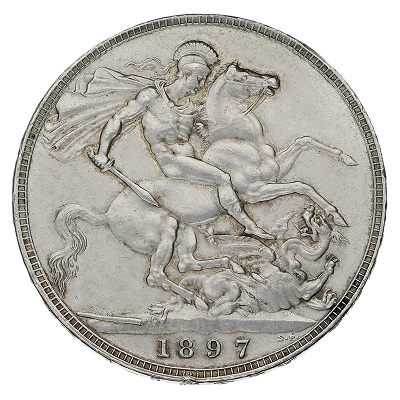 UK Crown 1897 Value